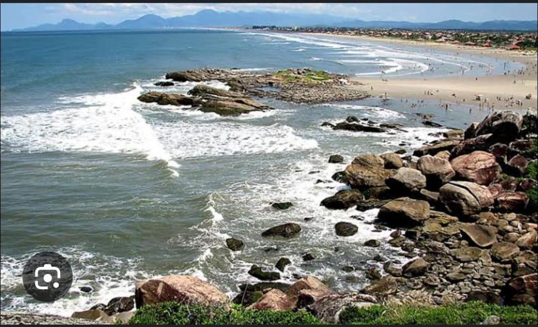 Itanhaem Pe Na Areia Villa Luaran gambar